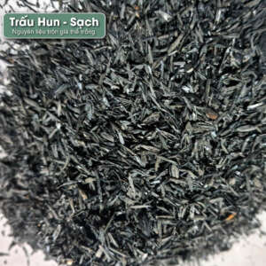 trấu hun, trấu hun trộn giá thể sen đá, trấu hun đã xữ lý
