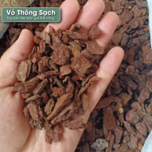 vỏ thông trộn giá thể